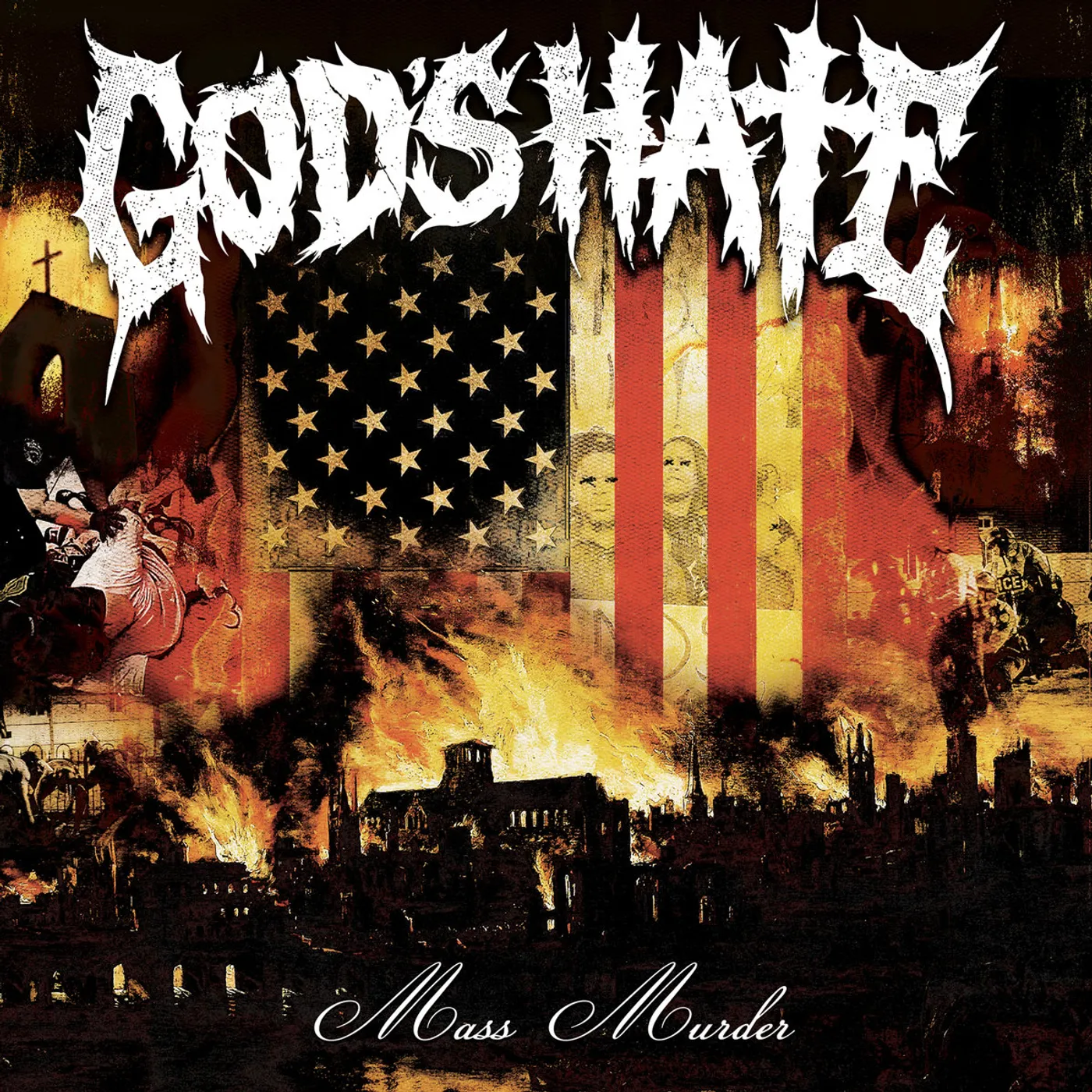GODS HATE Mass Murder Vinyl Record