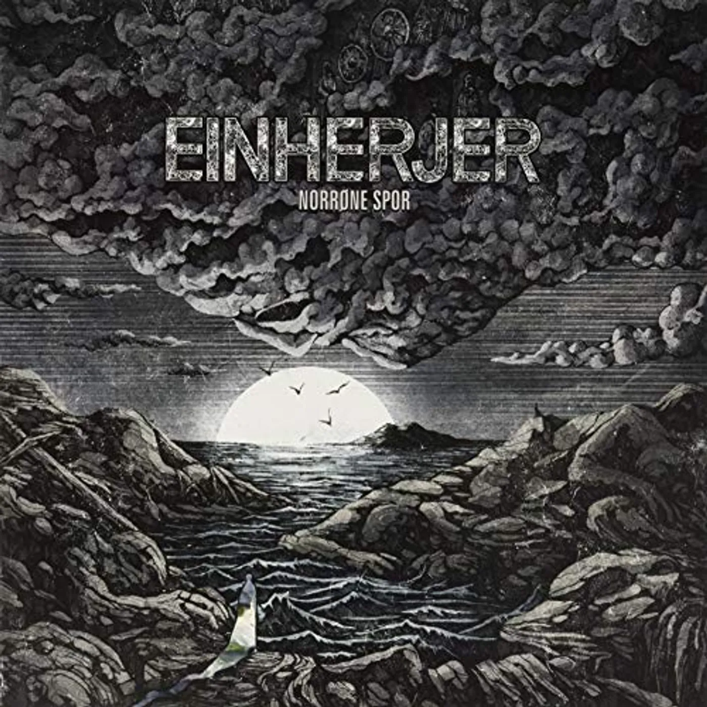 Einherjer NORRONE SPOR (CLEAR GREEN VINYL) Vinyl Record