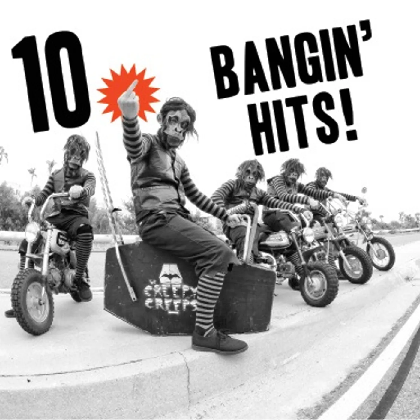 The Creepy Creeps 10 Bangin' Hits Vinyl Record