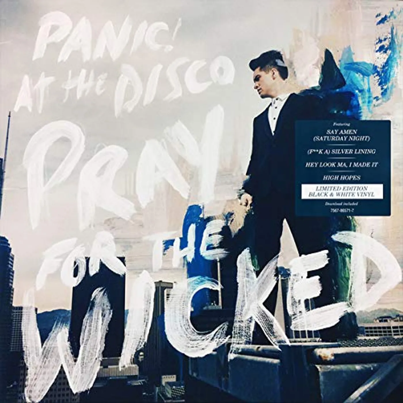 Panic! At The Disco Pray for The Wicked (Black & White Marble) Vinyl Record