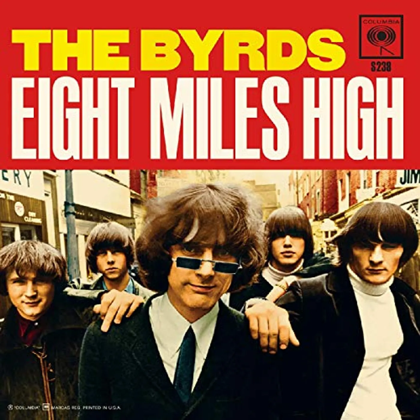 The Byrds EIGHT MILES HIGH / WHY - Limited Edition Blue Colored Vinyl Record