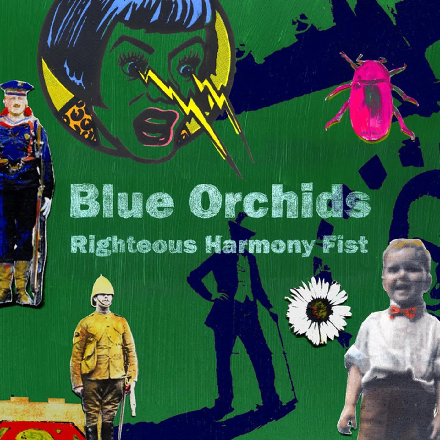 Blue Orchids Righteous Harmony Fist Vinyl Record