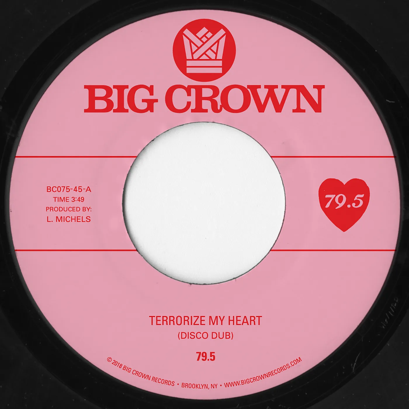 79.5 TERRORIZE MY HEART Vinyl Record