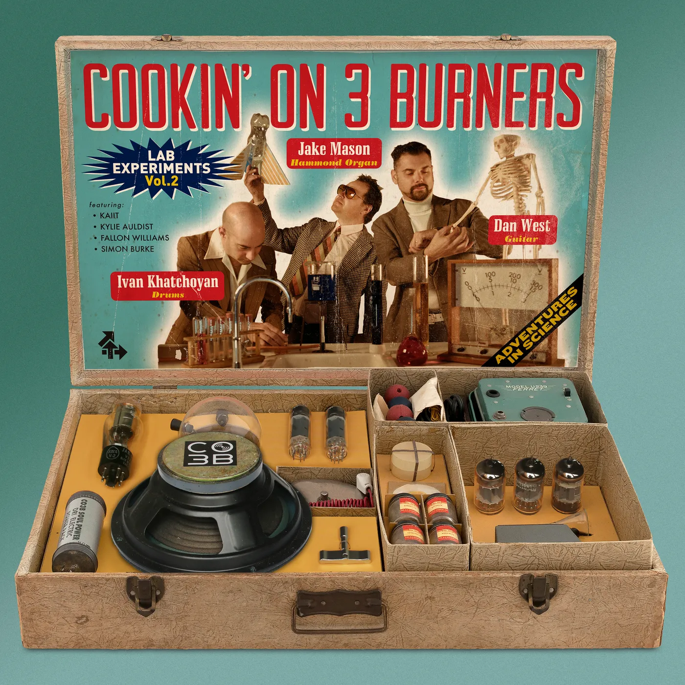 Cookin' On 3 Burners LAB EXPERIMENTS VOL. 2 Vinyl Record