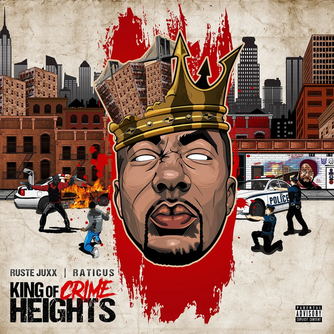 Ruste Juxx & Raticus KING OF CRIME HEIGHTS CD