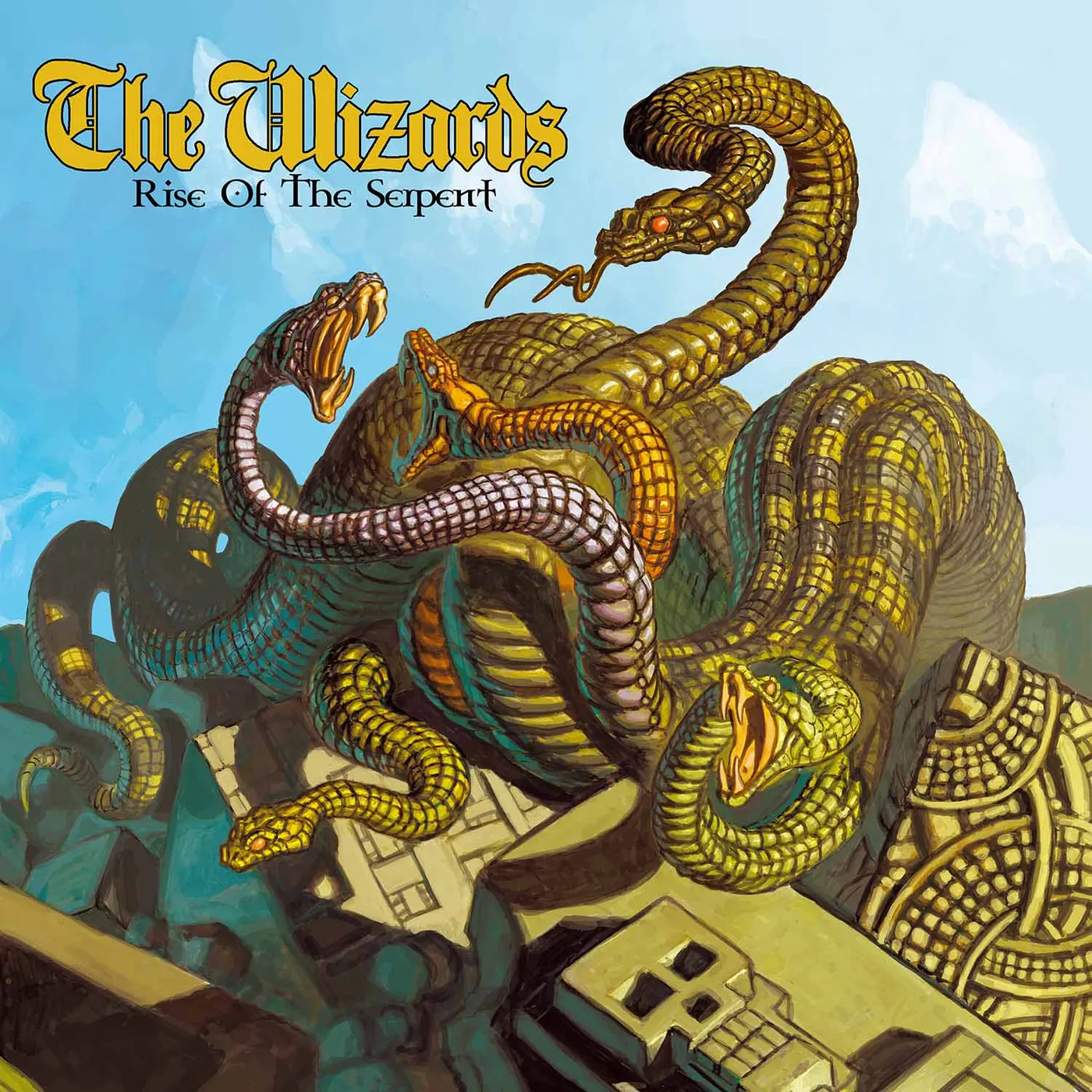 The Wizards RISE OF THE SERPENT (TRANSLUCENT YELLOW VINYL) Vinyl Record