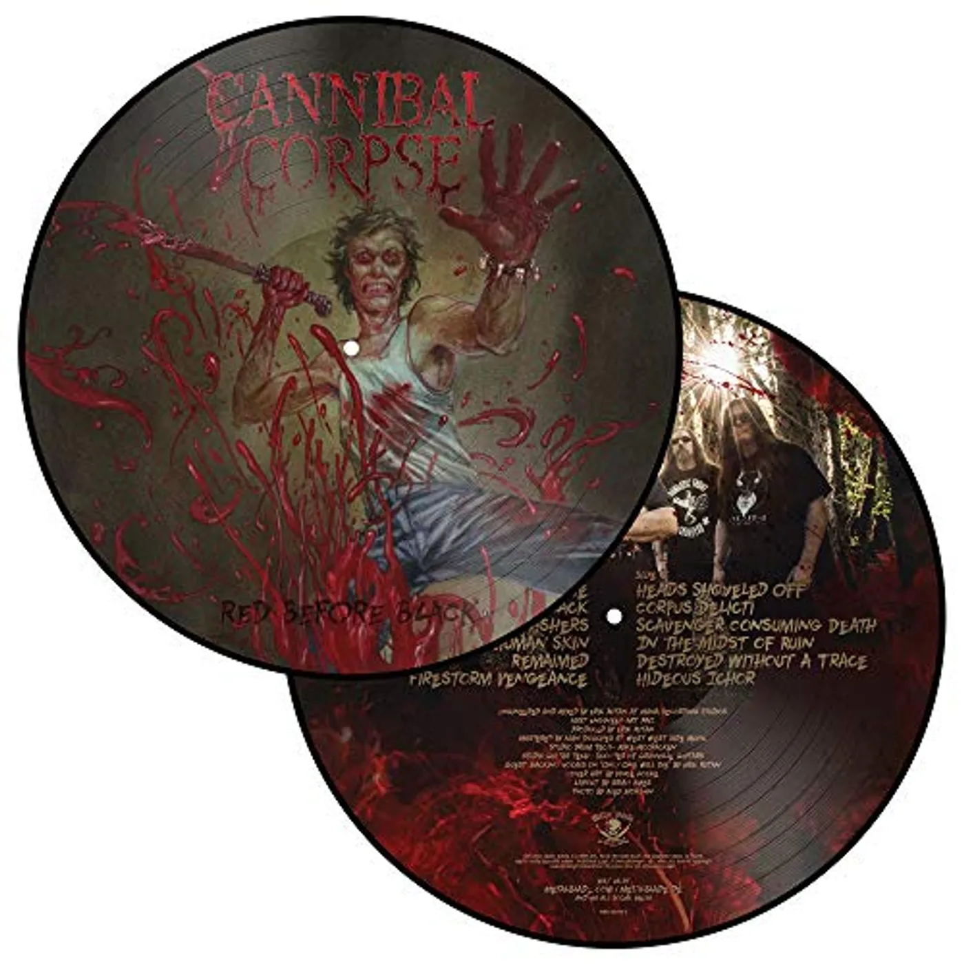 Cannibal Corpse Red Before Black Vinyl Record