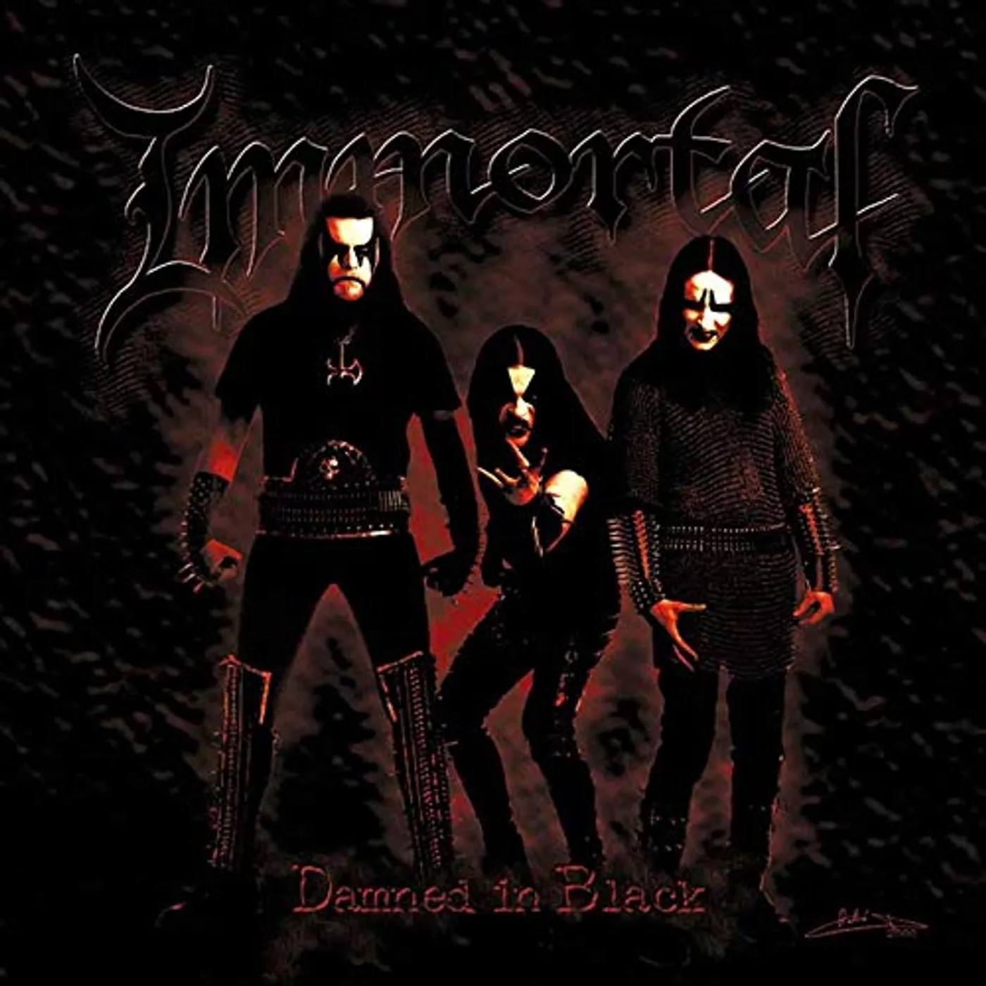 Immortal Damned In Black Vinyl Record