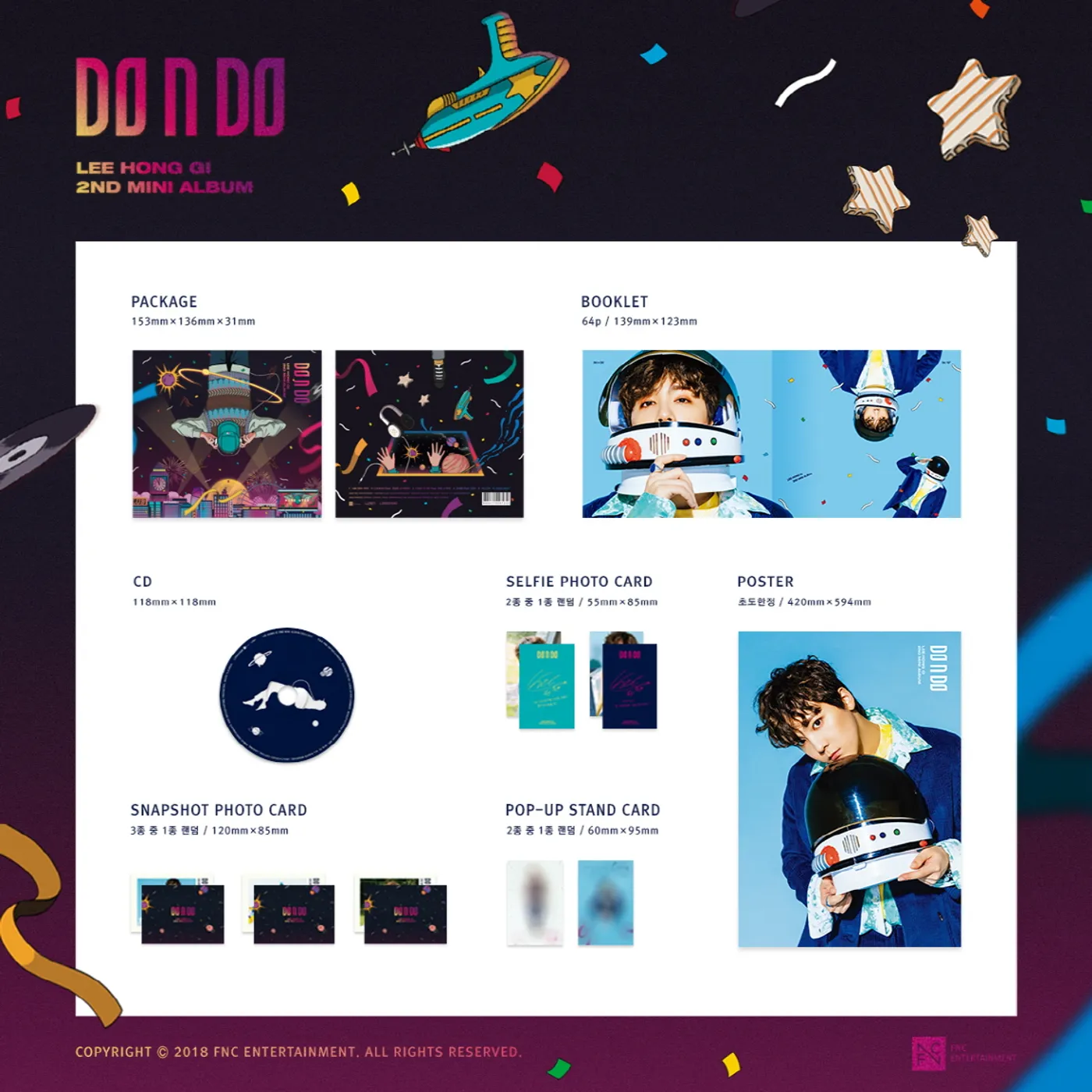 LEE HONG GI DO NO DO (OUTER CASE/BOOKLET/PHOTOCARDS) CD