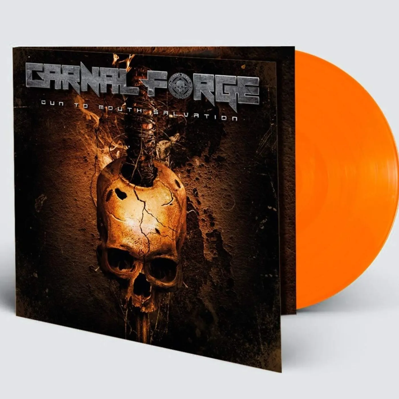 Carnal Forge GUN TO MOUTH SALVATION (ORANGE VINYL) Vinyl Record