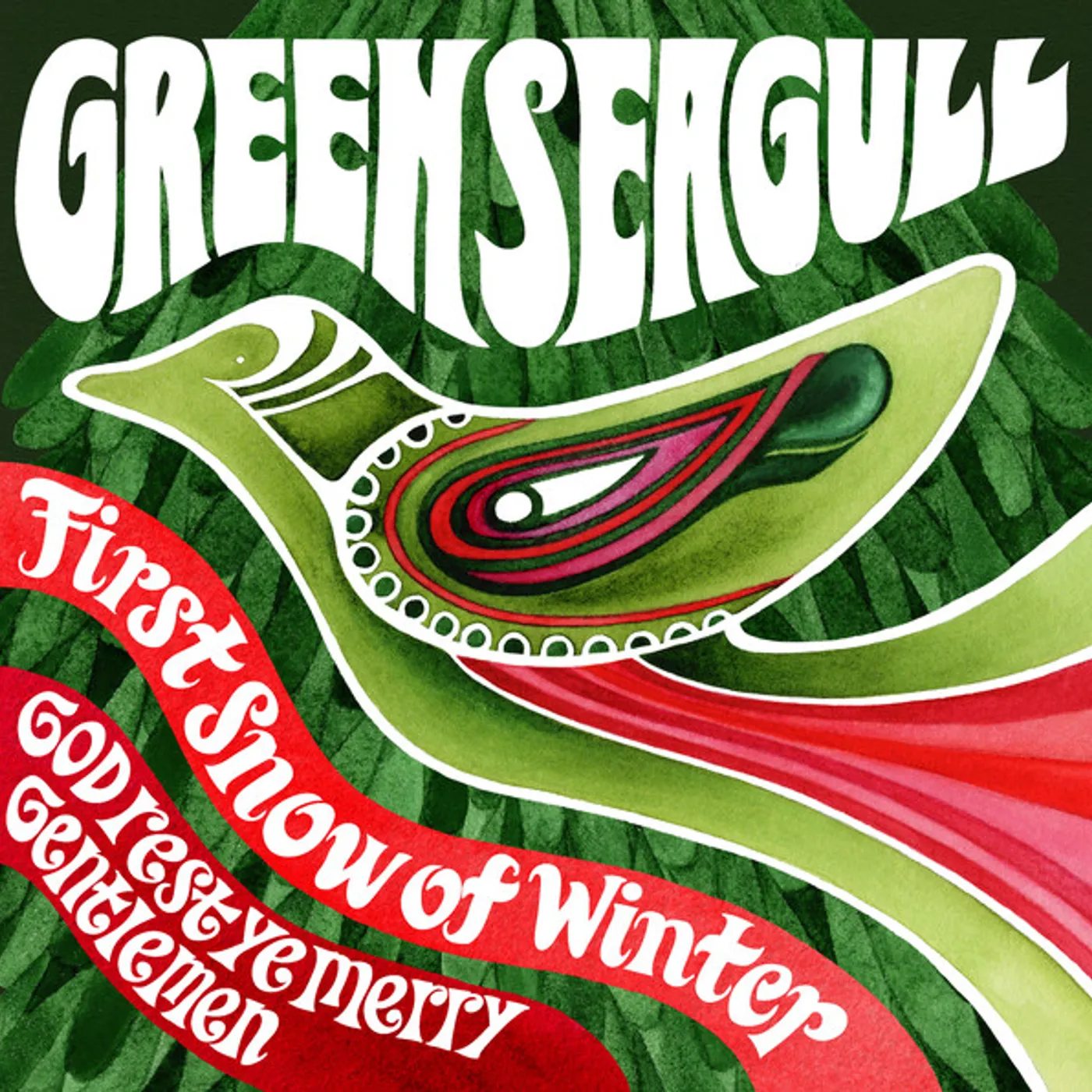 Green Seagull FIRST SNOW OF WINTER/GOD REST YE MERRY GENTLEMEN Vinyl Record