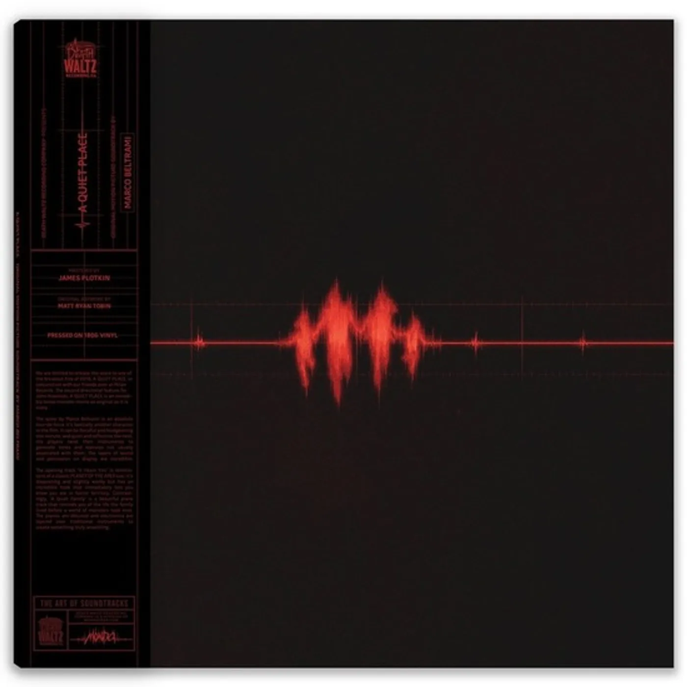 Marco Beltrami A QUIET PLACE - Original Soundtrack Vinyl Record