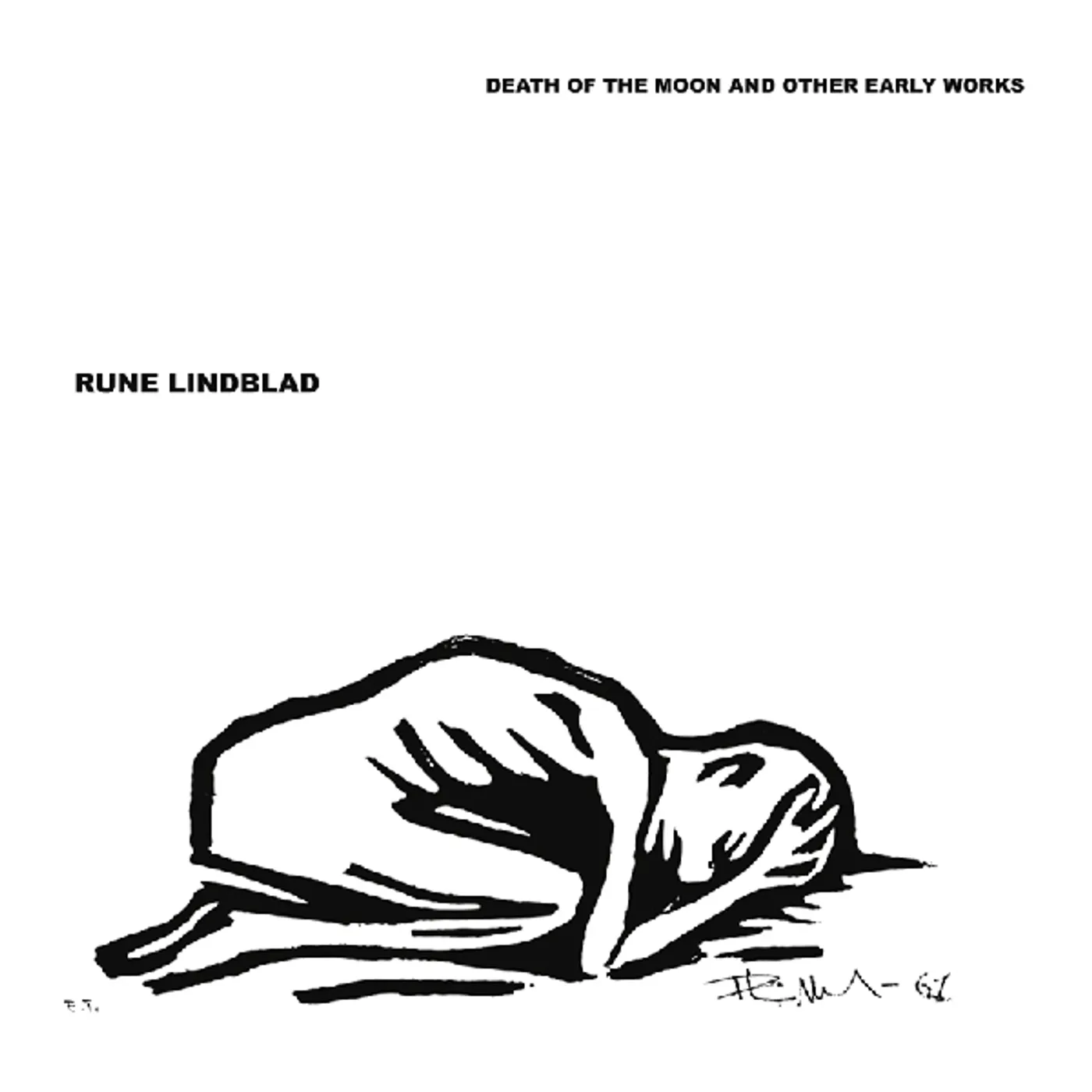 Rune Lindblad DEATH OF THE MOON & OTHER EARLY WORKS Vinyl Record