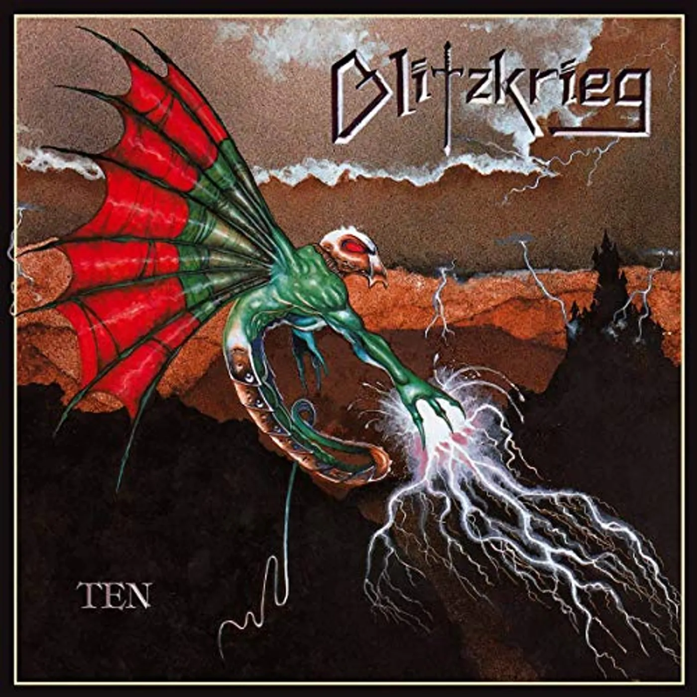 Blitzkrieg TEN (GOLD VINYL) Vinyl Record