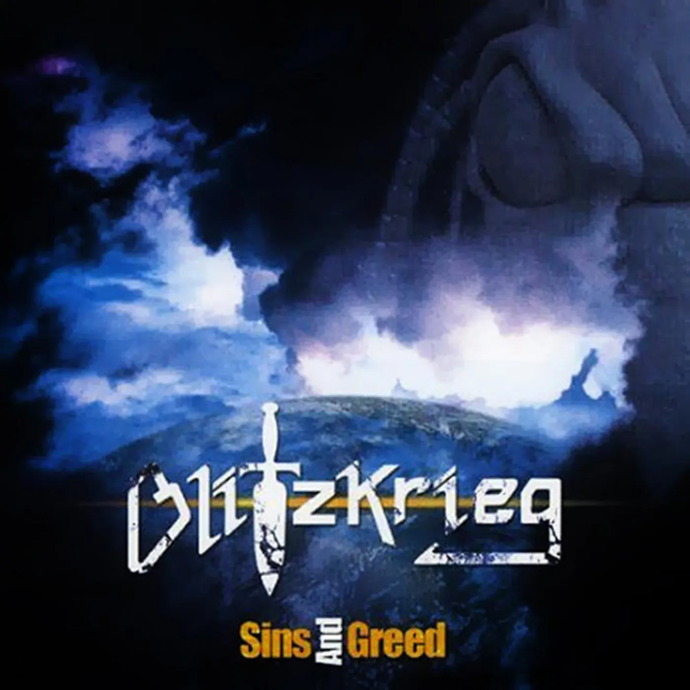 Blitzkrieg SINS AND GREED (SILVER VINYL) Vinyl Record