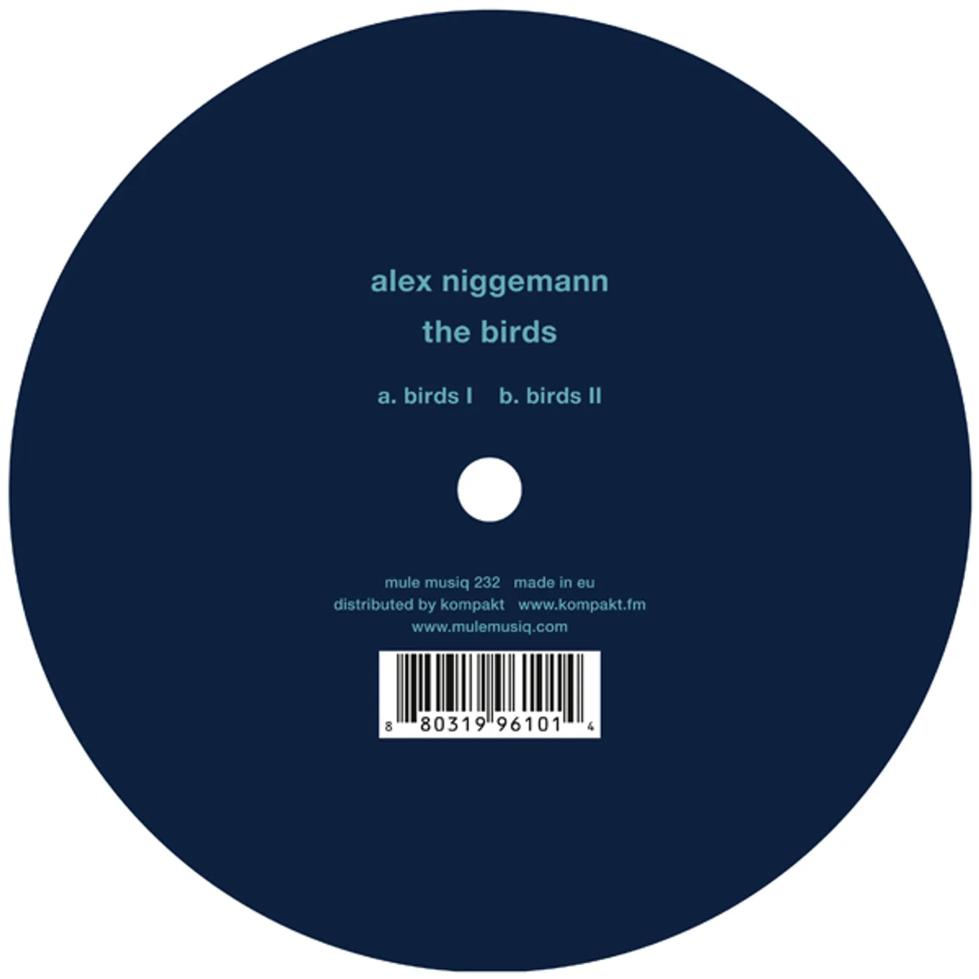Alex Niggemann BIRDS Vinyl Record