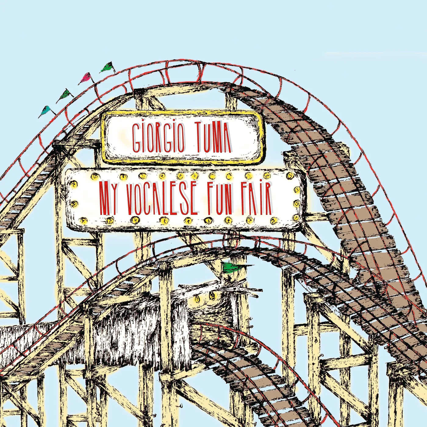 Giorgio Tuma MY VOCALESE FUN FAIR (25TH ELEFANT ANNIVERSARY REI - Limited Edition Numbered Electric Blue Colored Vinyl Record