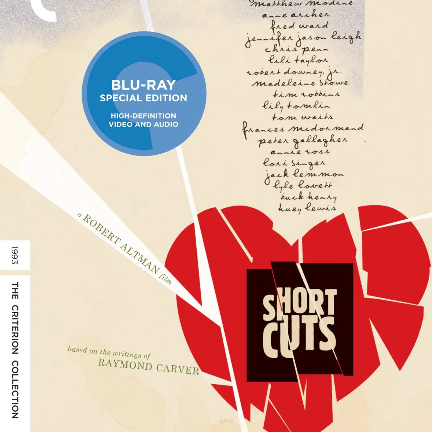 CRITERION COLLECTION SHORT CUTS/BD Blu-ray