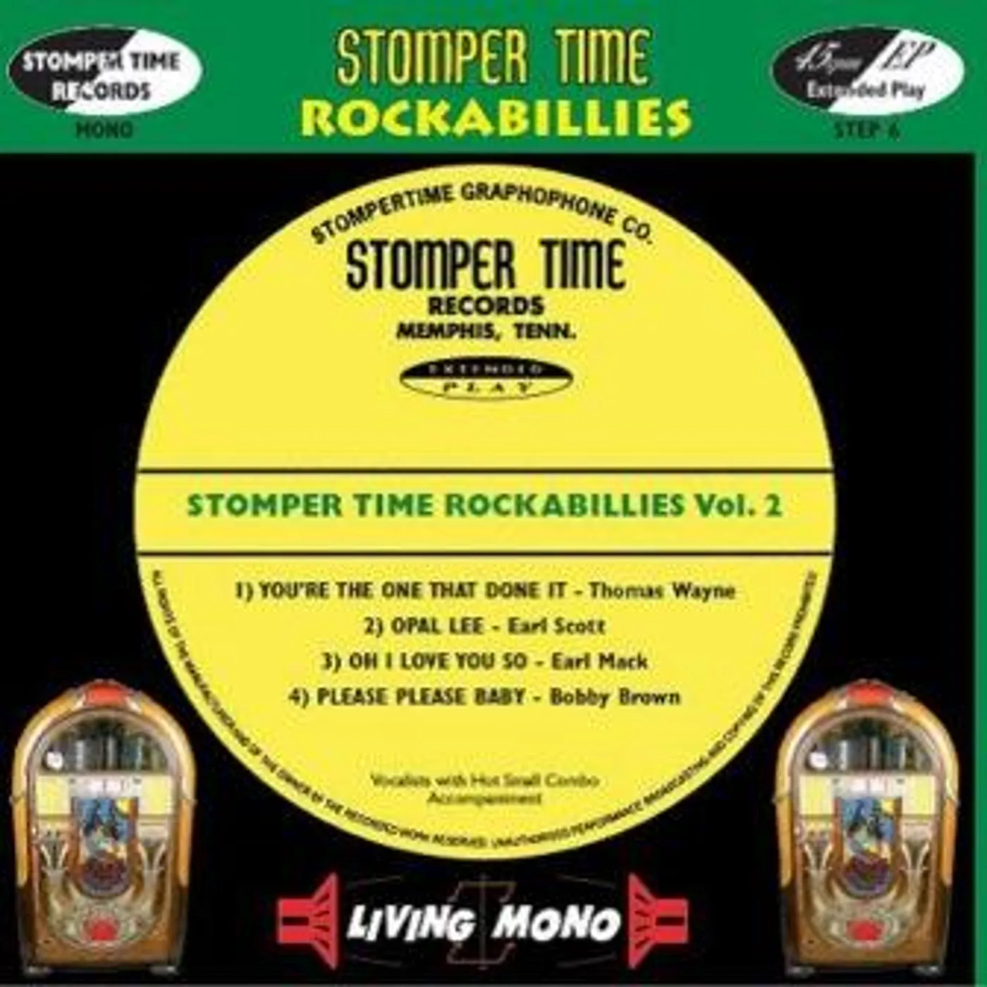 STOMPER TIME ROCKABILLIES VOL 2 / VARIOUS Vinyl Record