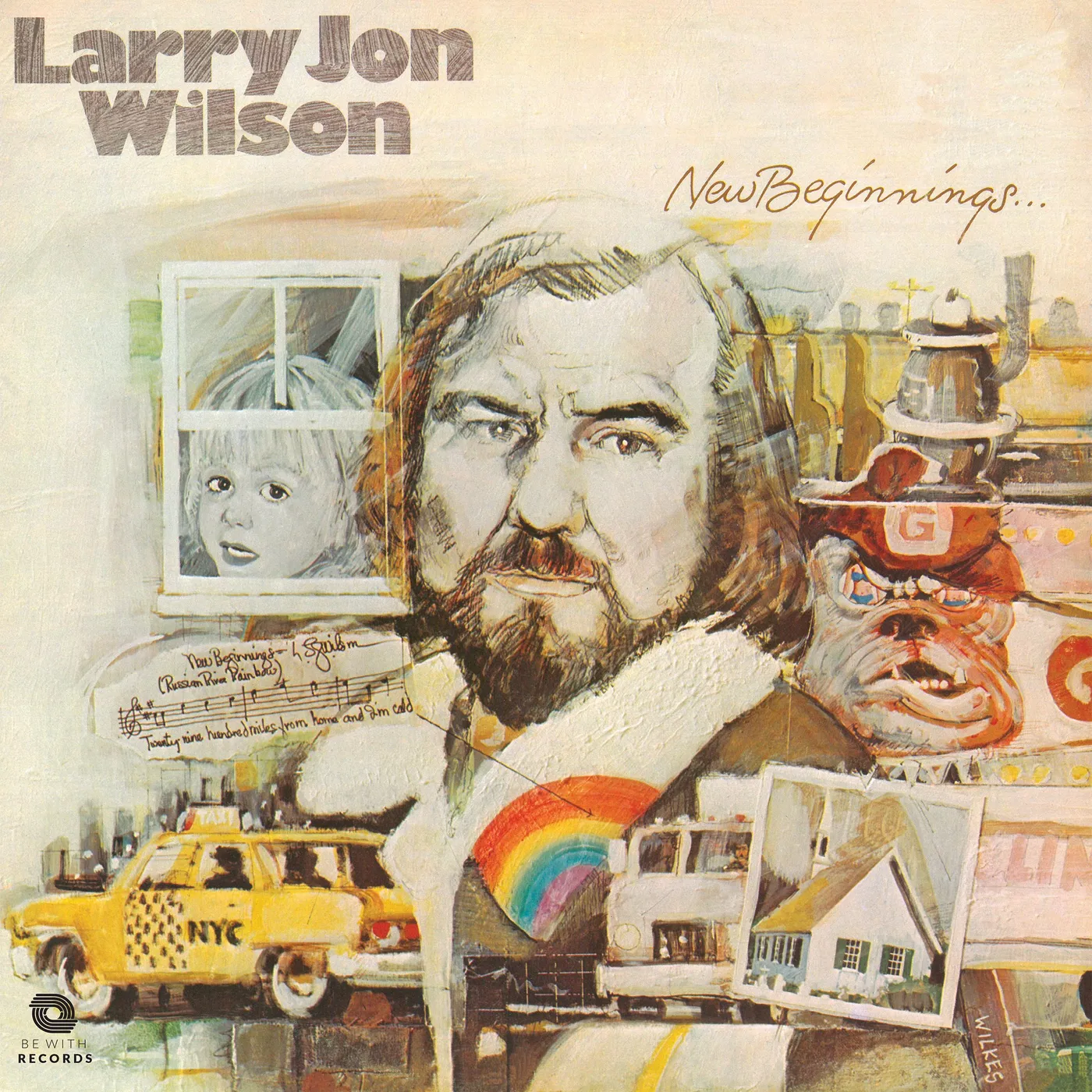 Larry Jon Wilson NEW BEGINNINGS (REMASTER) Vinyl Record