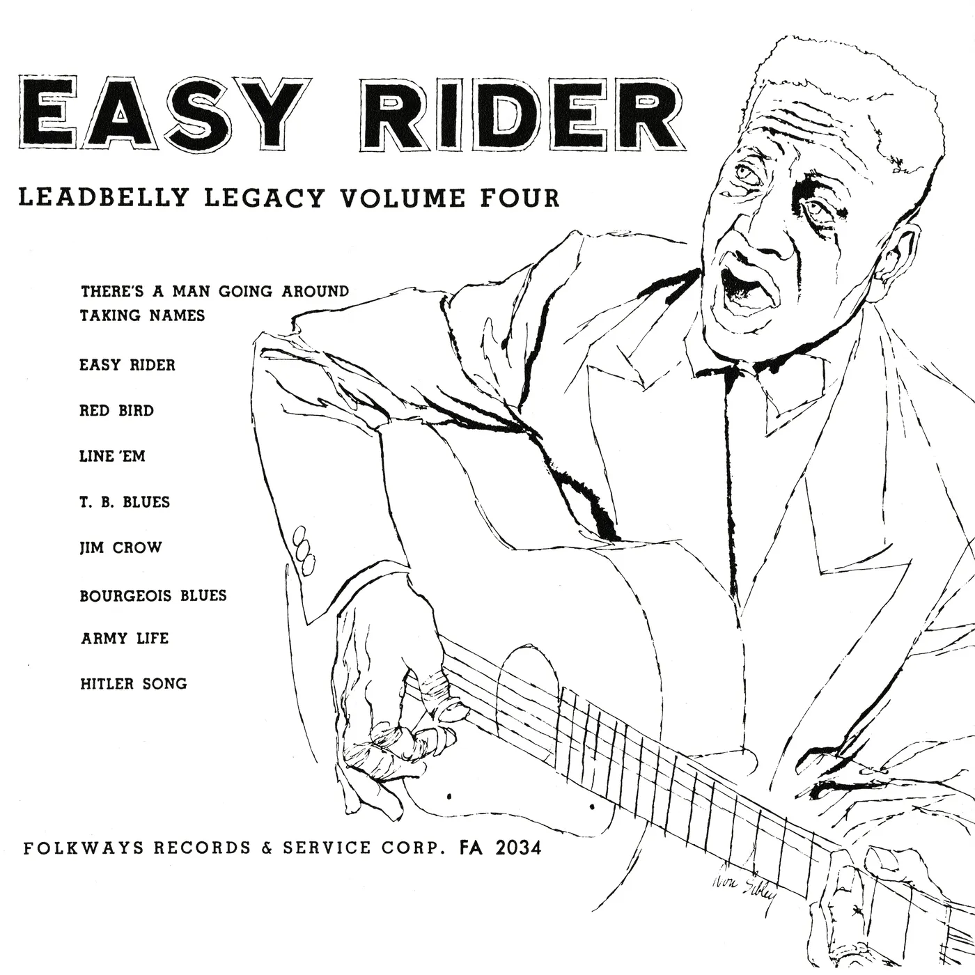 Leadbelly Easy Rider Vinyl Record
