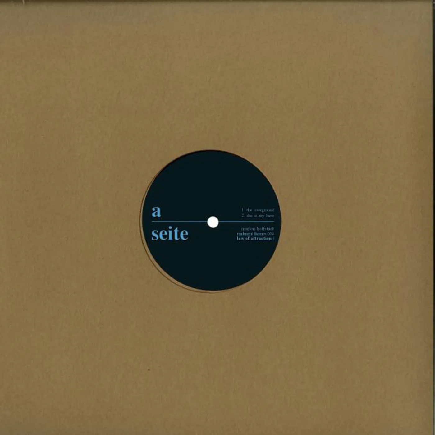 Marlon Hoffstadt Law Of Attraction Part One Vinyl Record
