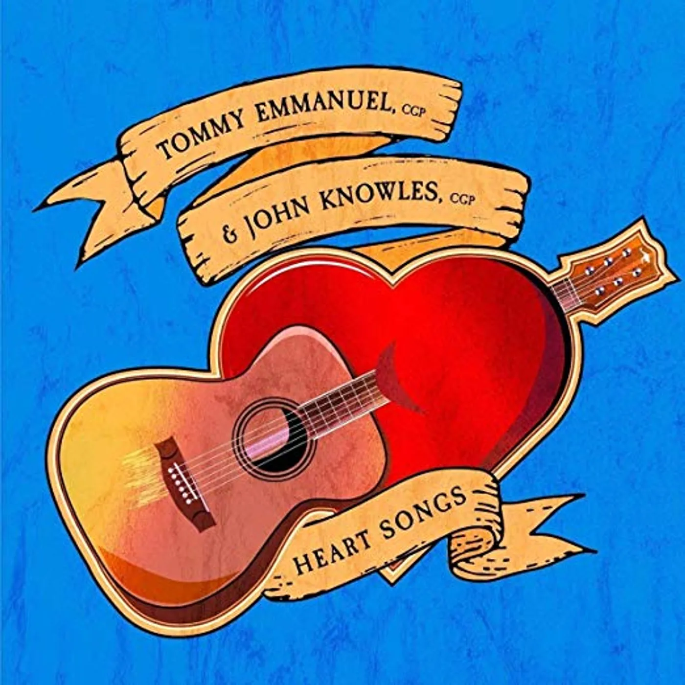 Tommy Emmanuel / John Knowles HEART SONGS Vinyl Record