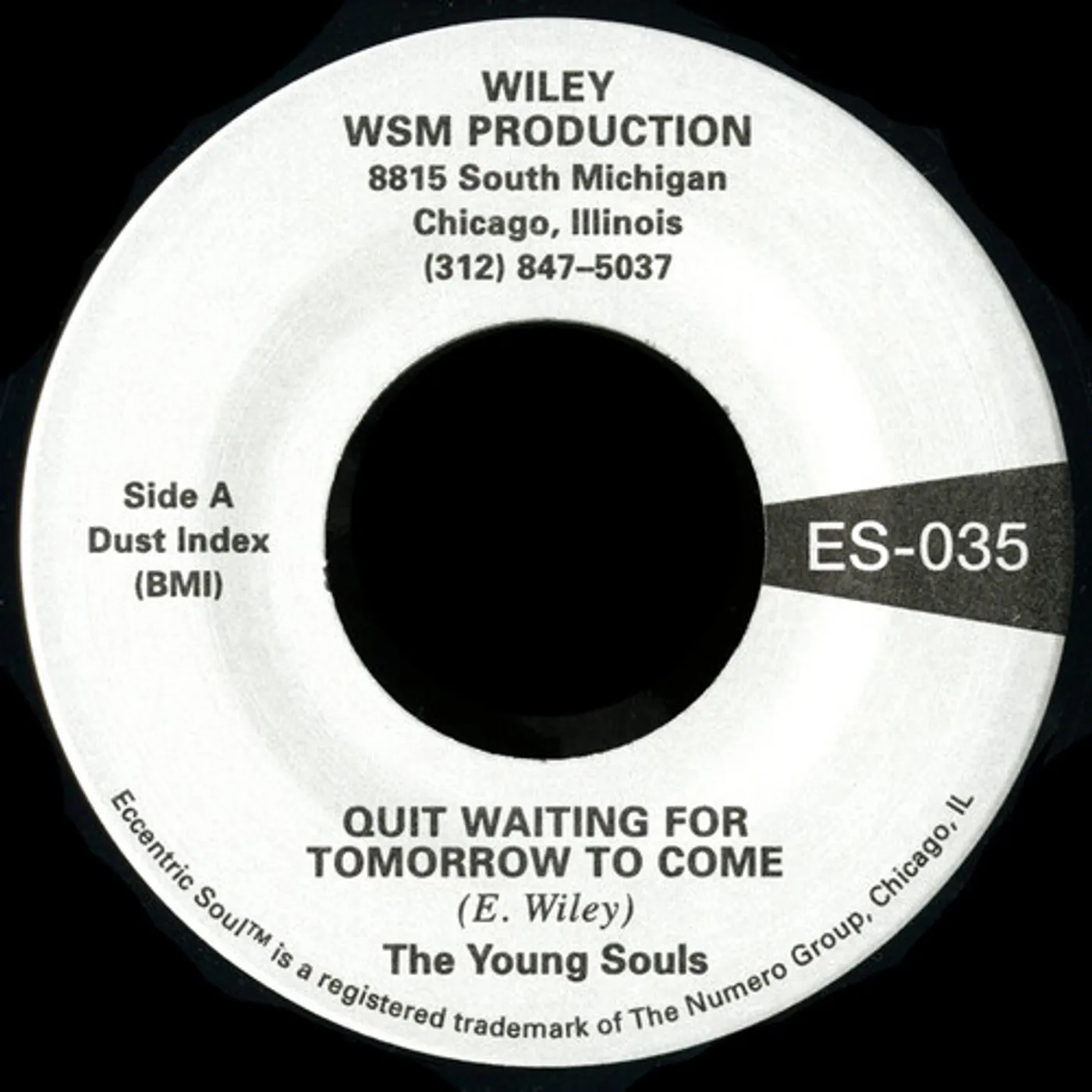 Young Souls QUIT WAITING FOR TOMORROW TO COME / PUPPET ON A Vinyl Record