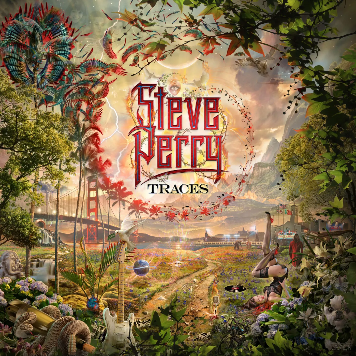 Steve Perry Traces Vinyl Record