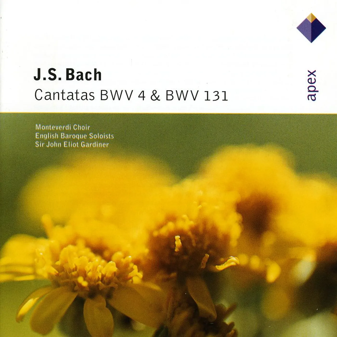 Bach / English Baroque Soloists / Gardiner CANTATAS BWV 4&131 CD