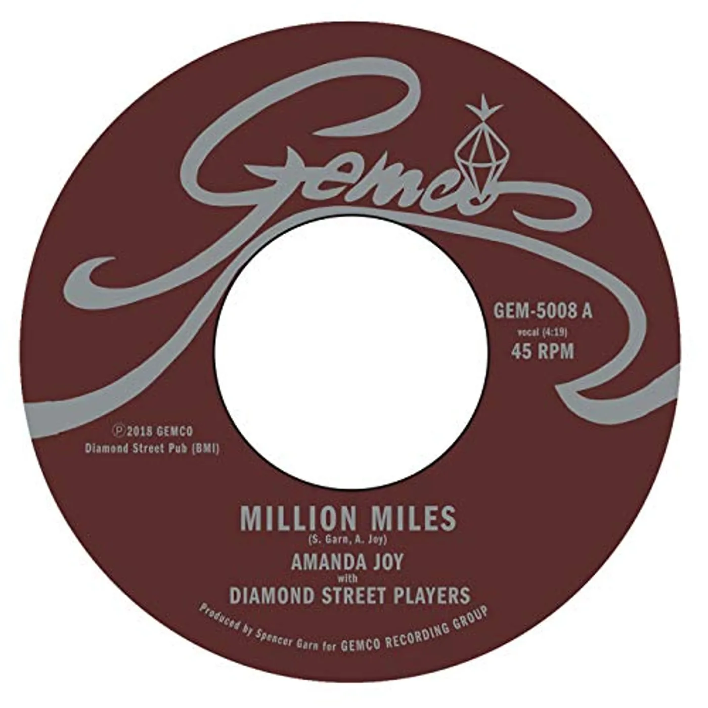 Diamond Street Players MILLION MILES Vinyl Record