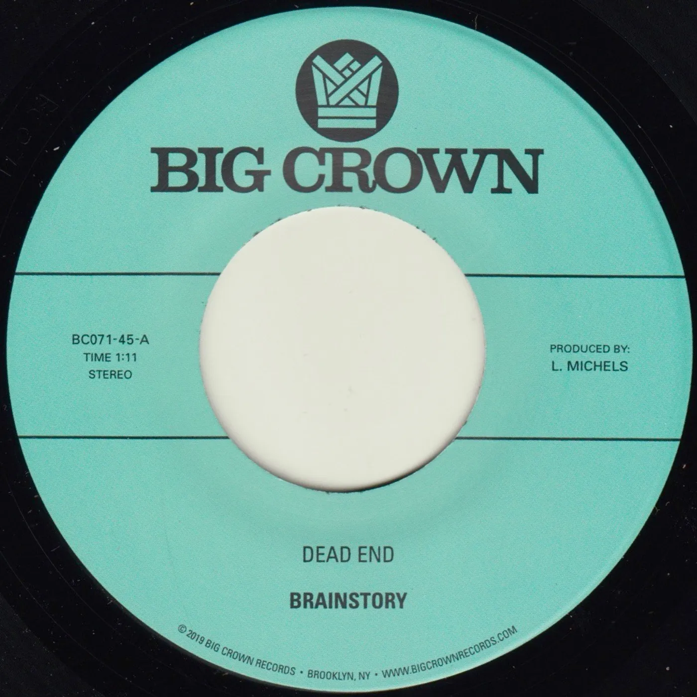 Brainstory DEAD END / MNEMOPHOBIA Vinyl Record