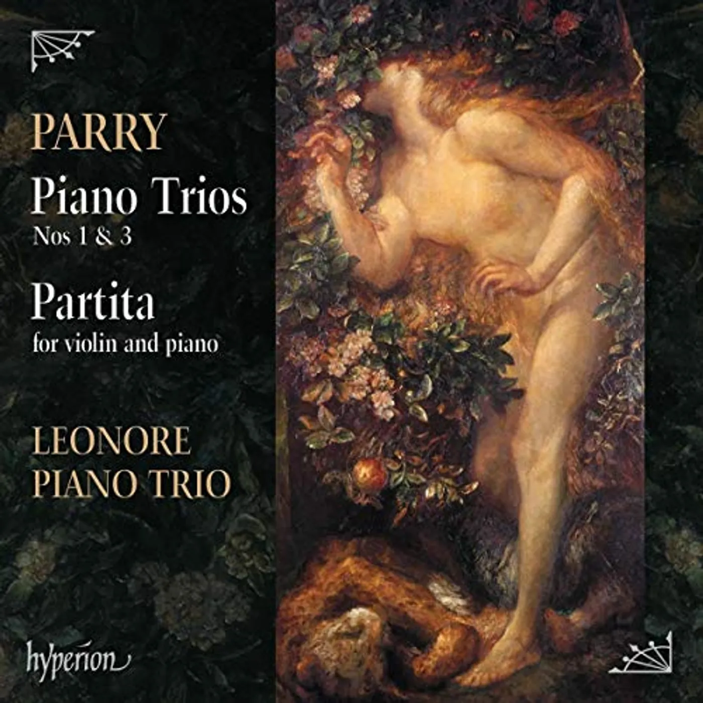 Leonore Piano Trio PARRY: PIANO TRIOS NOS.1 & 3 PARTITA IN D MINOR CD