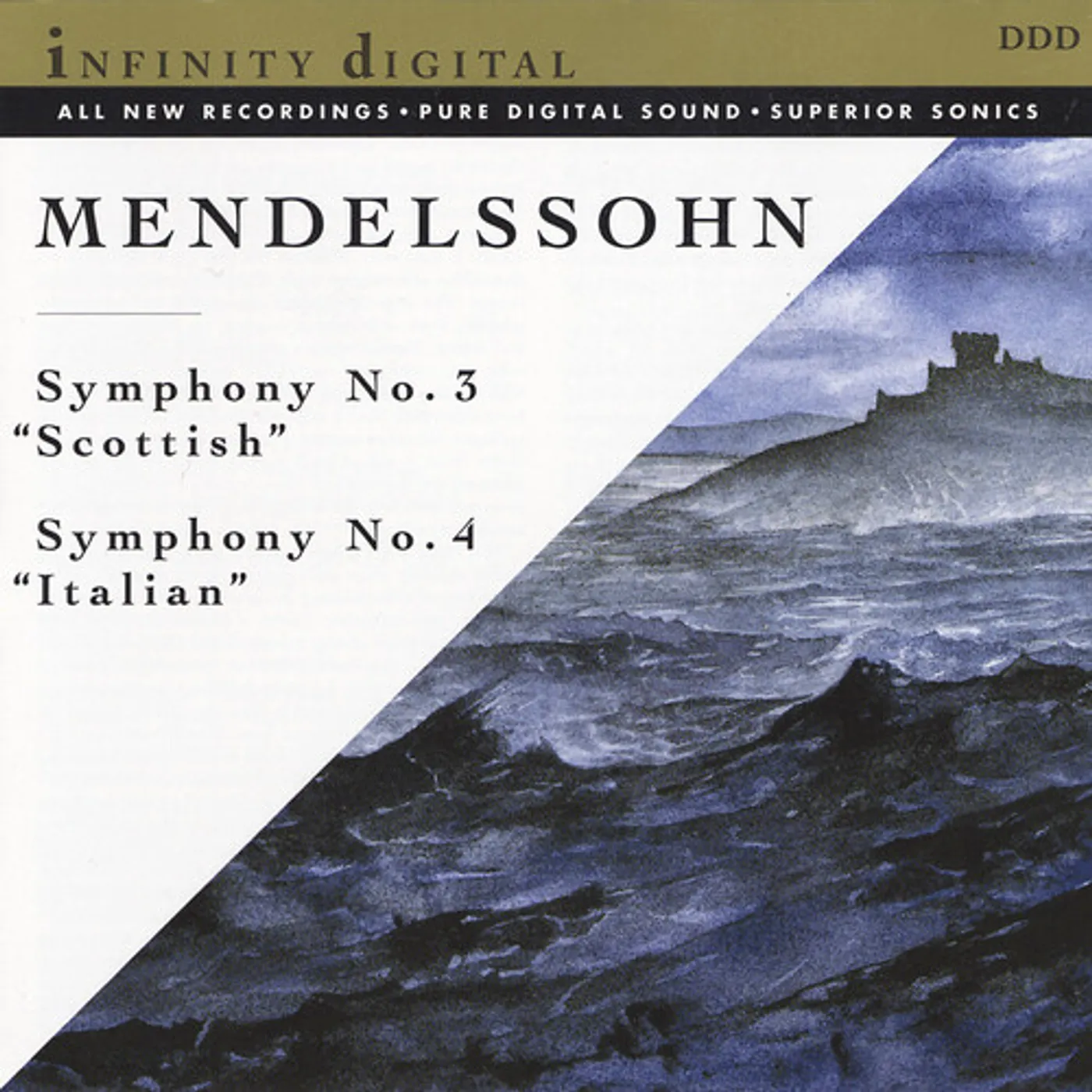 Mendelssohn SYMPHONIES 3 & 4 CD