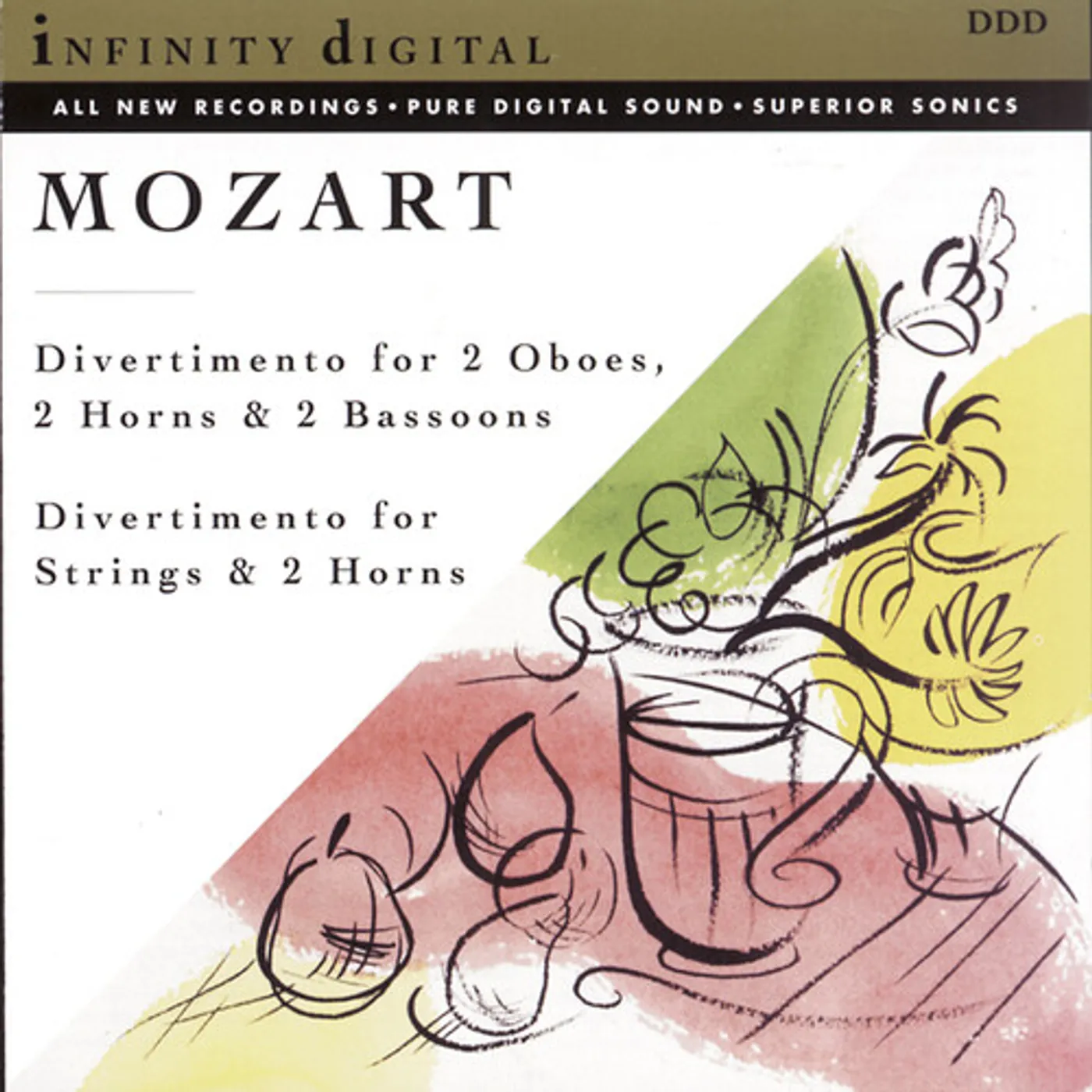 Wolfgang Amadeus Mozart DIVERTIMENTI CD