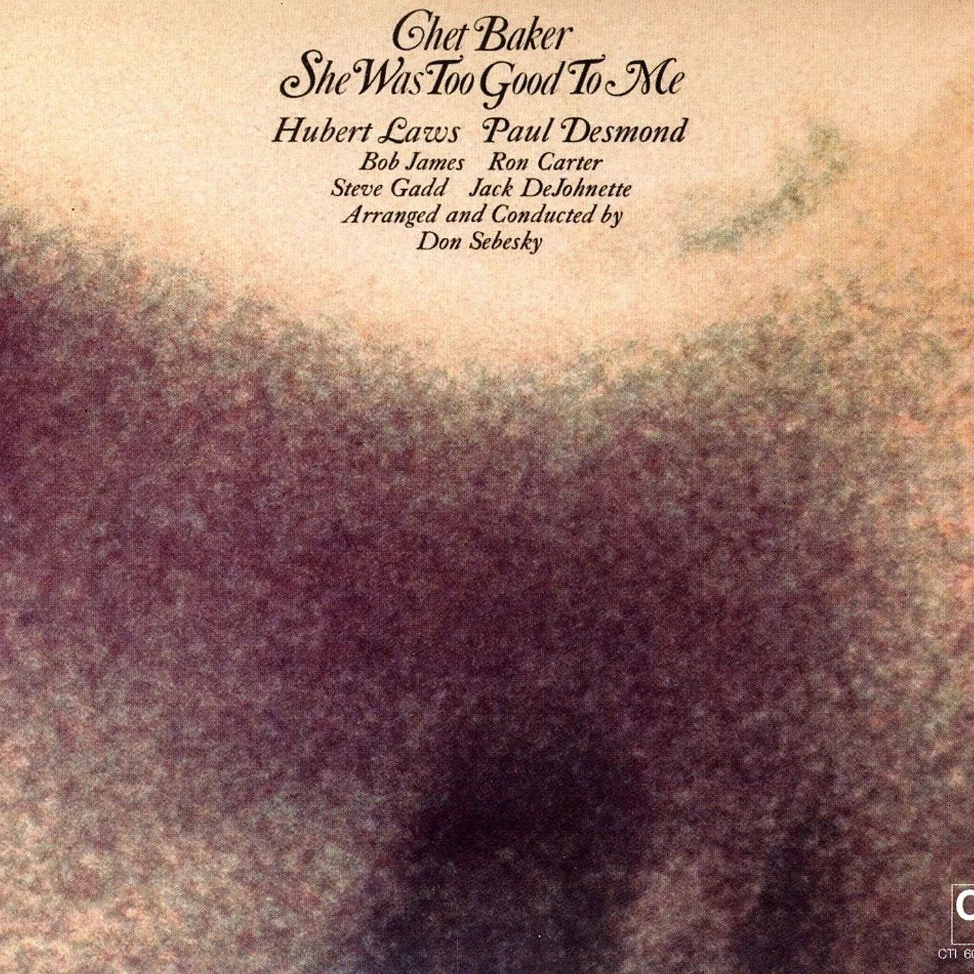 Chet Baker SHE WAS TOO GOOD TO ME CD