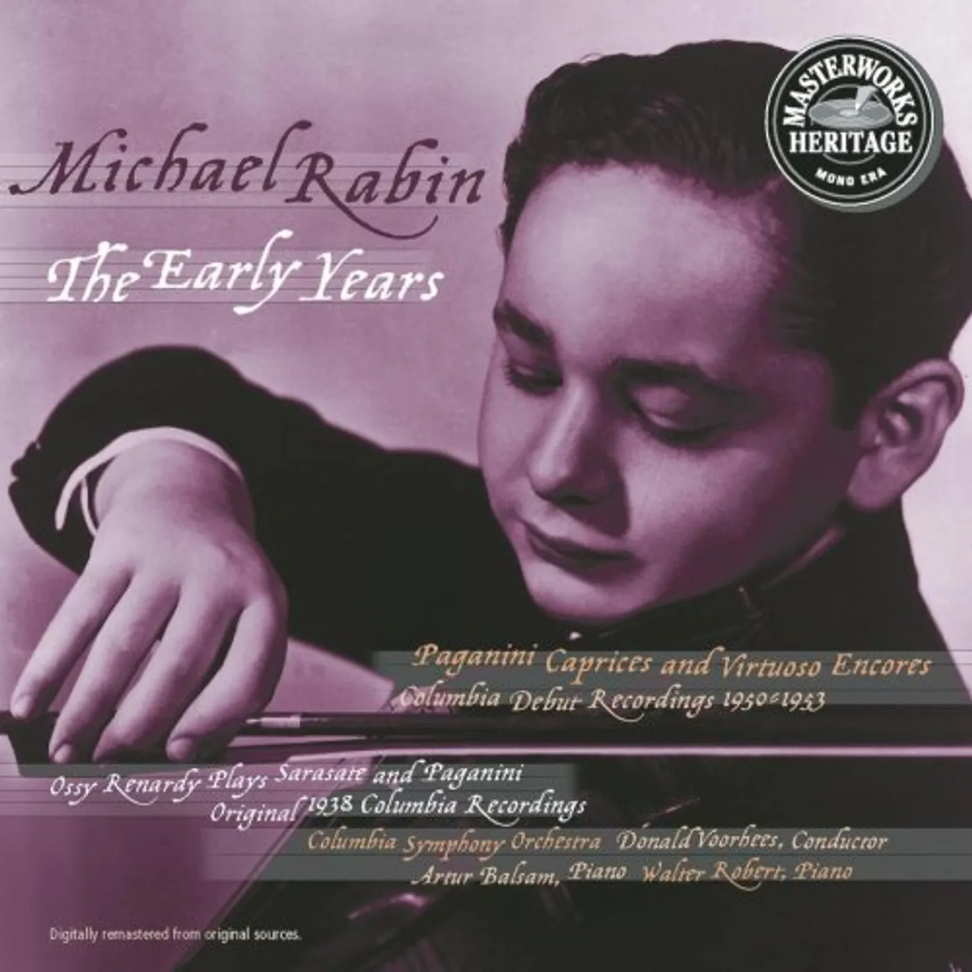 Michael Rabin EARLY YEARS CD