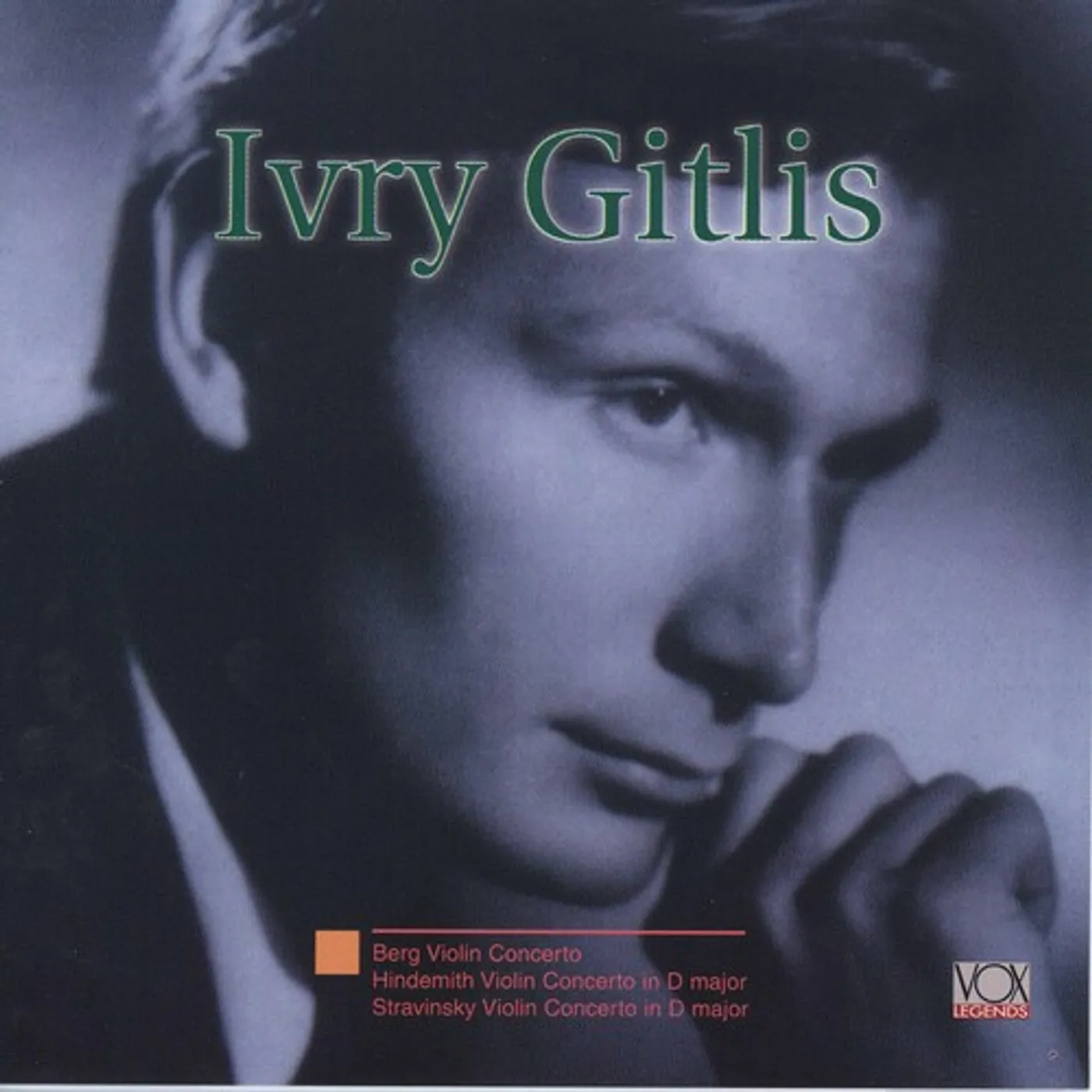 Ivry Gitlis BERG HINDEMITH STRAVINSKY VIOLIN CONCERTI CD