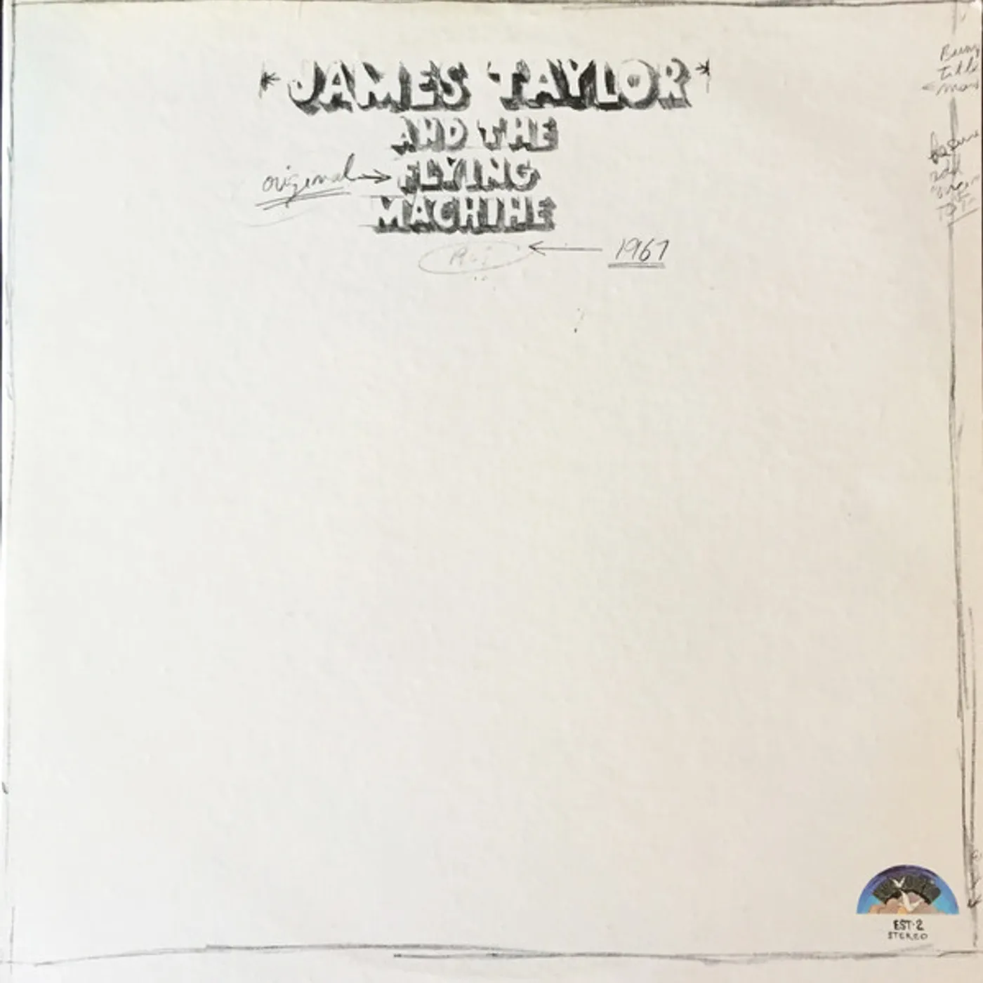 James Taylor & The Original Flying Machine 1967 Vinyl Record