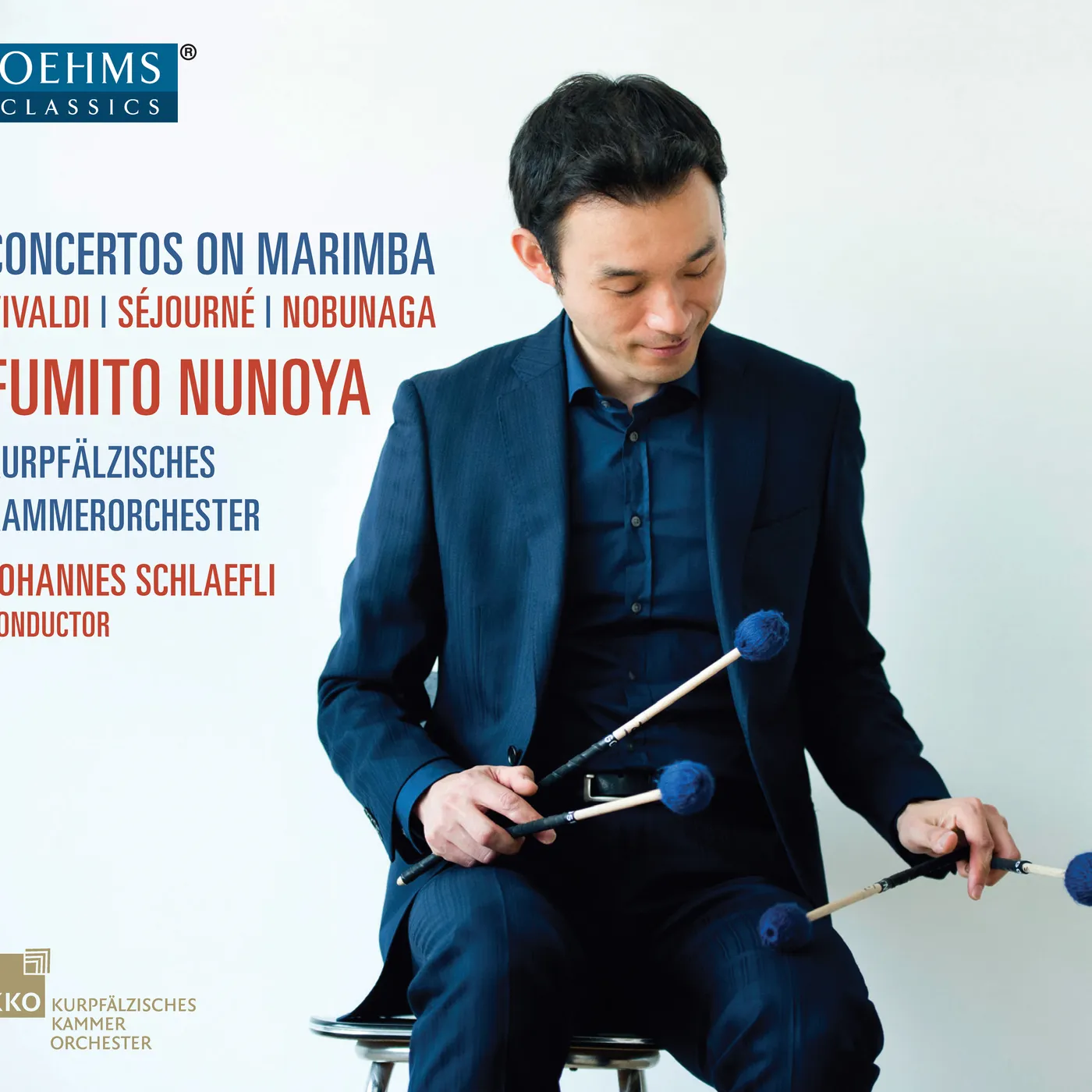 Fumito Nunoya VIVALDI / SÉJOURNÉ / NOBUNAGA: MARIMBA CONCERTOS CD