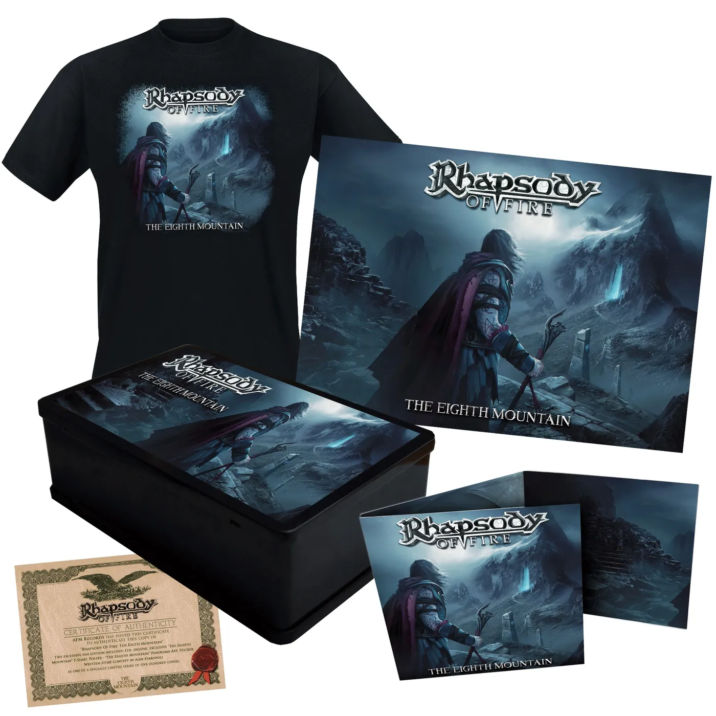 Rhapsody Of Fire THE EIGHTH MOUNTAIN (T-SHIRT M) CD