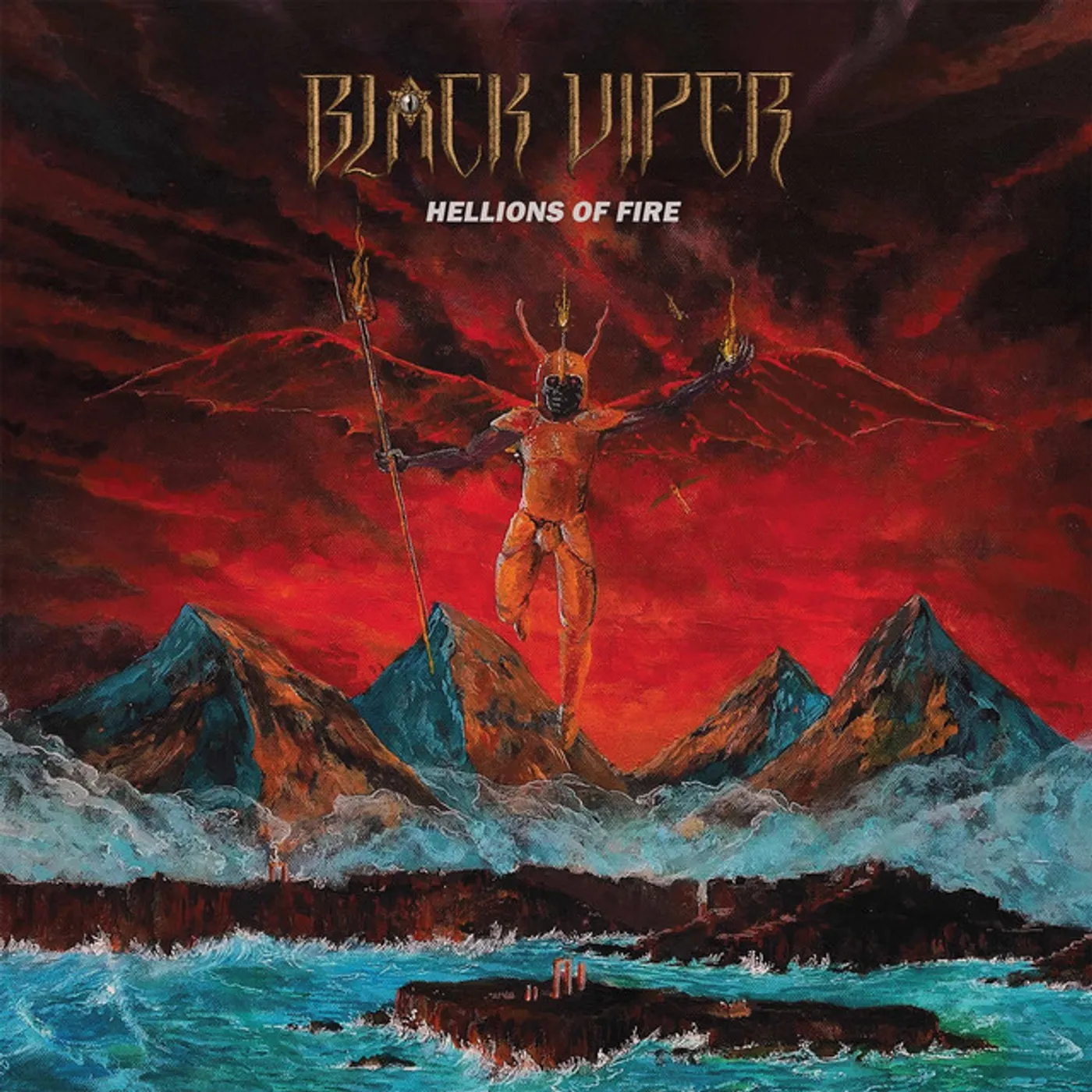 Black Viper Hellions of Fire Vinyl Record