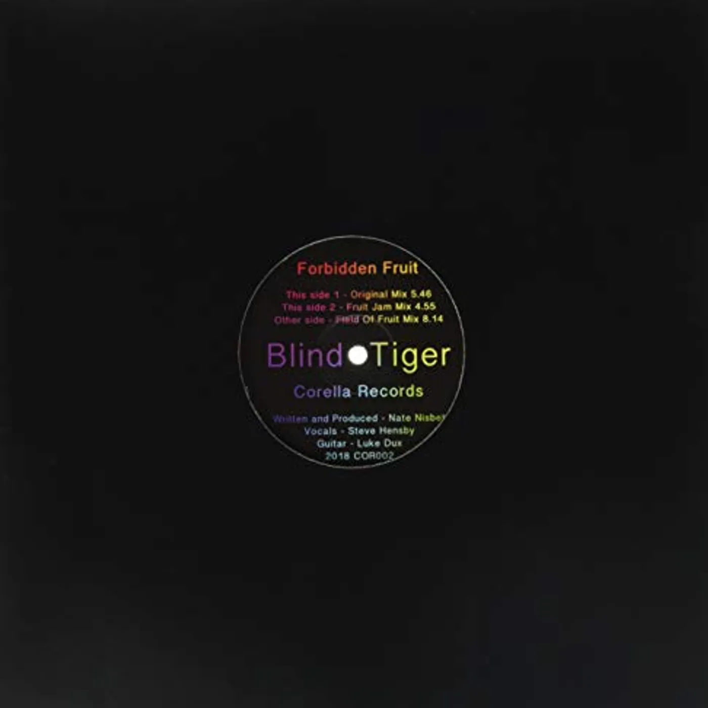 Blind Tiger FORBIDDEN FRUIT Vinyl Record