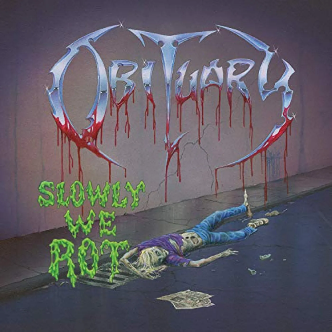 Obituary SLOWLY WE ROT (COLORED VINYL/IMPORT) Vinyl Record