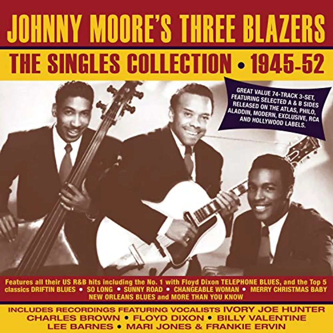 Johnny Moore's Three Blazers SINGLES COLLECTION 1945-52 CD
