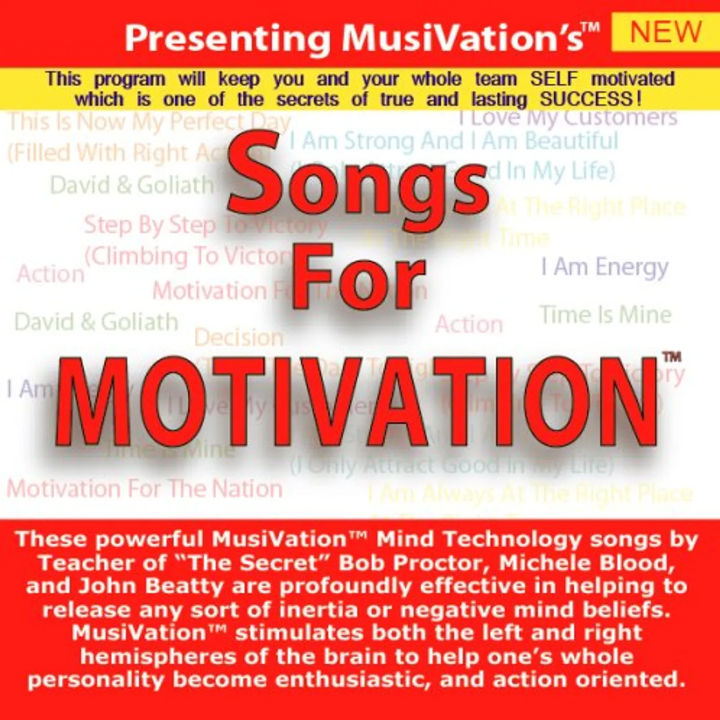 Michele Blood SONGS FOR MOTIVATION CD