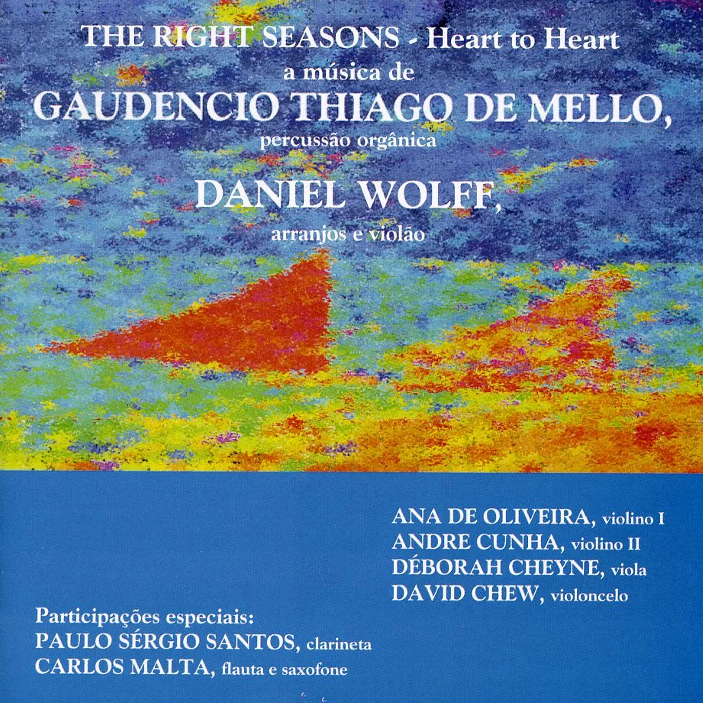 Gaudencio Thiago De Mello RIGHT SEASONS-HEART TO HEART CD