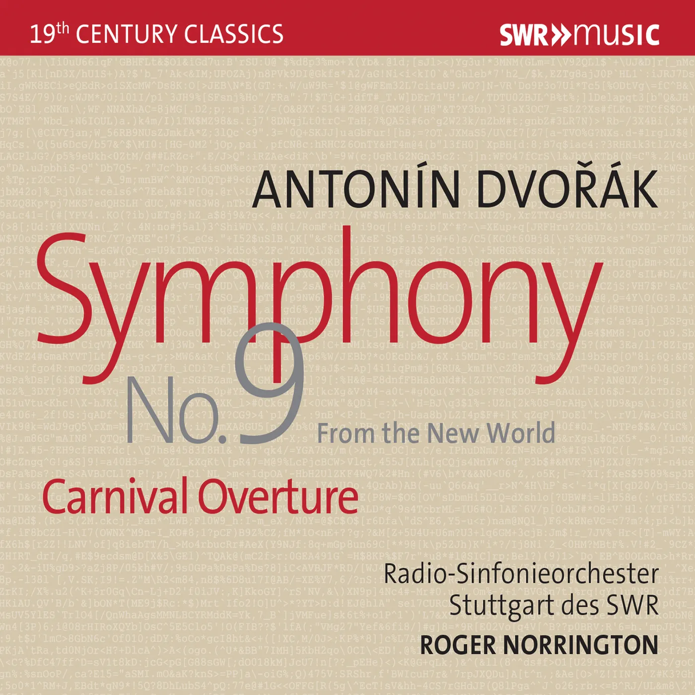 Dvorak SYMPHONY 9 / CARNIVAL OVERTURE CD