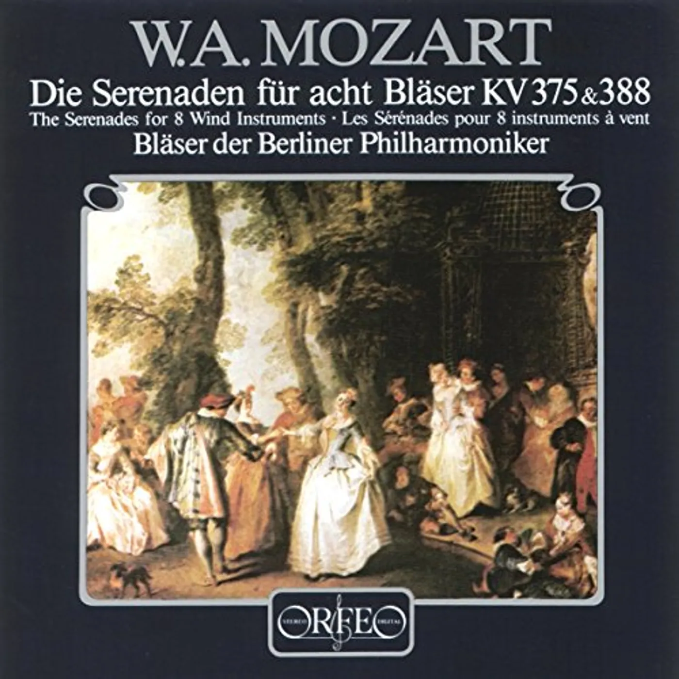 Bläser der Berliner Philharmoniker DIE SERENADEN FUR 8 BLASER Vinyl Record
