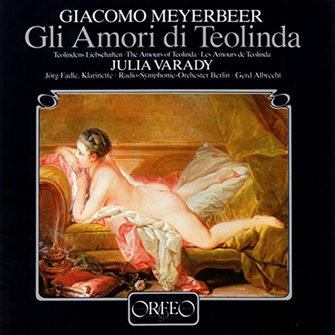 Varady / Fadle / Albrecht GLI AMORI DI TEOLINDA Vinyl Record